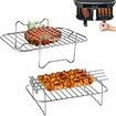 Air Fryer Grilling Rack for Ninja AF300/400 Stainless Steel Rack