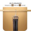 Belt Hanger, Belt Rack Closet Accessories Organizer, Hanging Holder Storage Hook