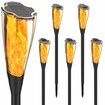 4Pack Solar Flame Torch,Outdoor Lights with Flickering Flame, Waterproof Solar Lights for Garden Decor Pathway Patio Yard