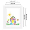 Kids Art Frames, Front Opening Kids Artwork Frames 10 x 12.5 inch White