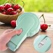 Cherry Pitter, 6 Cherries seed remover, Portable Cherry Core Remover, Kitchen Gadget Olive Seeder(Light green)