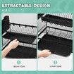 Dish Drying Rack Drainer Kitchen Organiser Plate Cutlery Holder Storage 2 Tier Utensil Shelf with Drip Trays