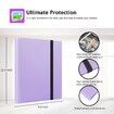 432 Pockets Photo Album for Fujifilm Instax Mini Camera,Polaroid Camera,for Fujifilm Instax Mini 11 12 9 40 Evo Liplay 8 7+ Instant Camera,Photo Album for Polaroid Kodak HP Zink 2x3" Photo (Purple)