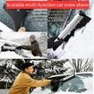 Extendable Ice Scraper Snow Brush for Car Windshield and Glass Snow Ice Remover(Black)