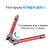 Folding Extension Rod For Dyson V7 V8 V10 V11 Cordless Vacuum Cleaner Pipe Bar Handheld Flexible Bendable Wand Tube Accessories
