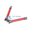 Folding Extension Rod For Dyson V7 V8 V10 V11 Cordless Vacuum Cleaner Pipe Bar Handheld Flexible Bendable Wand Tube Accessories