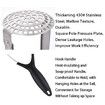 Potato Masher Stainless Steel Household Press Folding Potato Juicer Kitchen Gadget Manual Tools