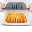 Silicone Bread Loaf Pan with Fluted Design, Food Grade Non-Stick Silicone Baking Mold