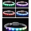 11 Colors LED USB Rechargeable Dog Collar LED Light Night Safety Glowing Collar Pet Luminous Flashing Necklace Anti-Lost Harnesses