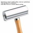 Seam Roller for Leather Quilting Platen Tools Leather Press Edge Roller Leather Edge Creaser Smoother Leather Glue(Large)