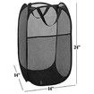 Mesh Pop Up Laundry Basket with Handles Portable Durable Collapsible Storage Collapsible Laundry Bags for Kids Room College Dorm or Travel