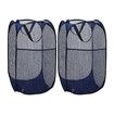 2 Pack Mesh Pop Up Laundry Basket with Handles Portable Durable Collapsible Storage Collapsible Laundry Bags for Kids Room College Dorm or Travel