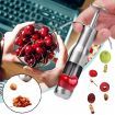 Cherry Pitter Manual Pitter Seed Remover with Spring Pressure Made of Stainless Steel for Pome Fruit