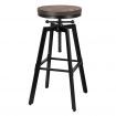 ALFORDSON 1x Bar Stool Retro Kitchen Vintage Chair Industrial Rustic Ezra