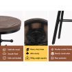 ALFORDSON 2x Bar Stool Retro Kitchen Vintage Chair Industrial Rustic Ezra