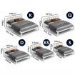 ALFORDSON Bed Frame Wooden Timber Double Size Mattress Base Platform Fenella