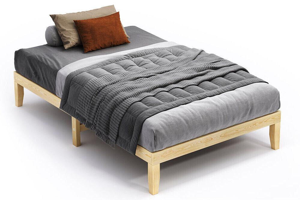 ALFORDSON Bed Frame Wooden Timber King Single Mattress Base Platform Pramod Oak