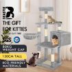 BEASTIE Cat Tree Scratcher Wood Scratching Post Tower Condo House Furniture 130