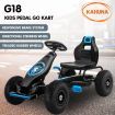 Kahuna G18 Kids Ride On Pedal Go Kart Racing Style - Blue