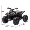 Kahuna GTS99 Kids Electric Ride On Quad Bike ATV 50W - Black