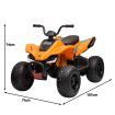 MCL35 McLaren Ride On Electric Quad Bike - Orange