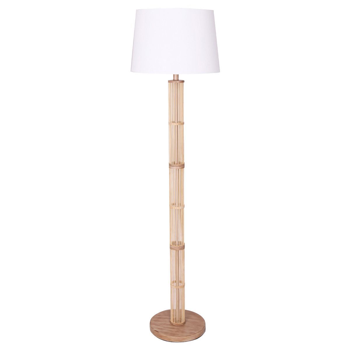 Sarantino Floor Lamp with a Nature Finish