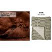 Laura Hill Faux Mink Blanket 800GSM Heavy Double-Sided - Chocolate