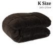 Laura Hill Faux Mink Comforter Quilt Doona Duvet 600GSM - King