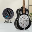 Karrera 40in Resonator Guitar - Black