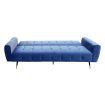 Sarantino Ava Tufted Velvet Sofa Bed  - Blue