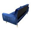 Sarantino Ava Tufted Velvet Sofa Bed  - Blue