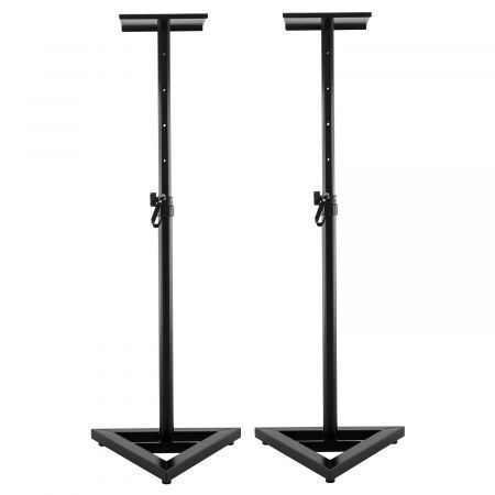 Karrera Surround Sound Speaker Stand Adjustable Floor - Black