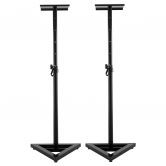 Karrera Surround Sound Speaker Stand Adjustable Floor - Black