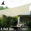 Wallaroo Waterproof Outdoor Shade Sail Sun Cloth Square 2.5x2.5M