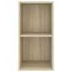 Wall-mounted TV Cabinet Sonoma Oak 37x37x72 cm Engineered Wood