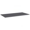 Bookshelf Boards 4 pcs High Gloss Grey 80x30x1.5 cm Engineered Wood