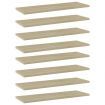 Bookshelf Boards 8 pcs Sonoma Oak 60x20x1.5 cm Engineered Wood