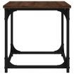 Side Table Brown Oak 40x40x40 cm Engineered Wood