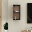 TV Cabinet High Gloss Black 30.5x30x60 cm Engineered Wood