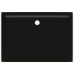 Rectangular ABS Shower Base Tray Black 70x100 cm