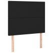 Headboards 2 pcs Black 80x5x78/88 cm Faux Leather