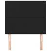 Headboards 2 pcs Black 80x5x78/88 cm Faux Leather