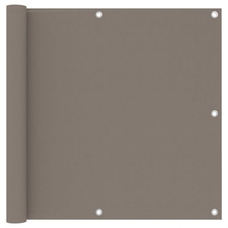 Balcony Screen Taupe 90x300 cm Oxford Fabric