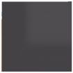 Wall Mounted TV Cabinet High Gloss Grey 30.5x30x30 cm
