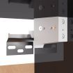 Wall Mounted TV Cabinet High Gloss Grey 30.5x30x30 cm