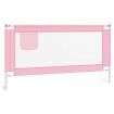 Toddler Safety Bed Rail Pink 160x25 cm Fabric