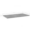 Bookshelf Boards 4 pcs Concrete Grey 60x30x1.5 cm Engineered Wood