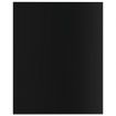 Bookshelf Boards 4 pcs High Gloss Black 40x50x1.5 cm Engineered Wood