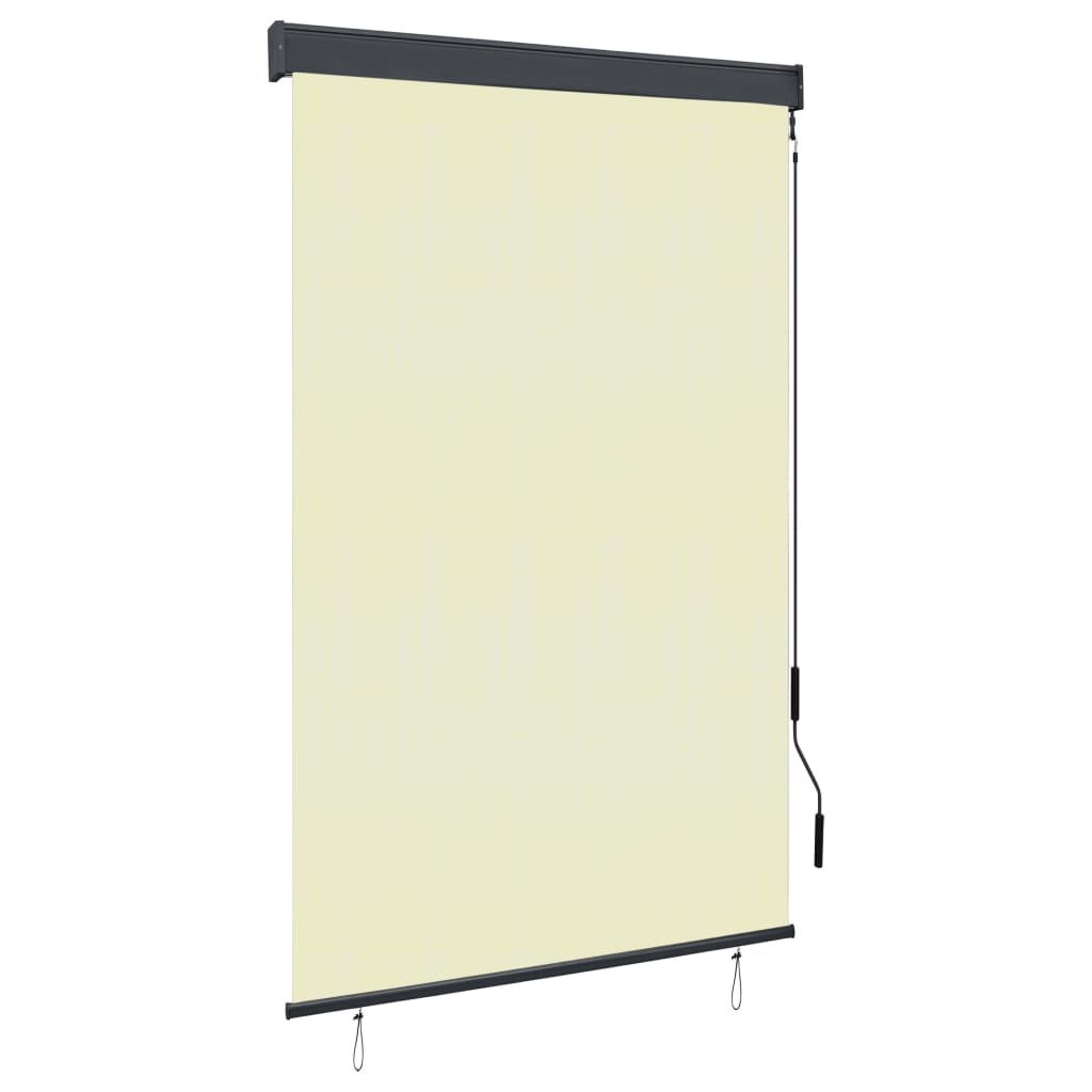 Outdoor Roller Blind 120x250 cm Cream