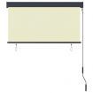 Outdoor Roller Blind 120x250 cm Cream